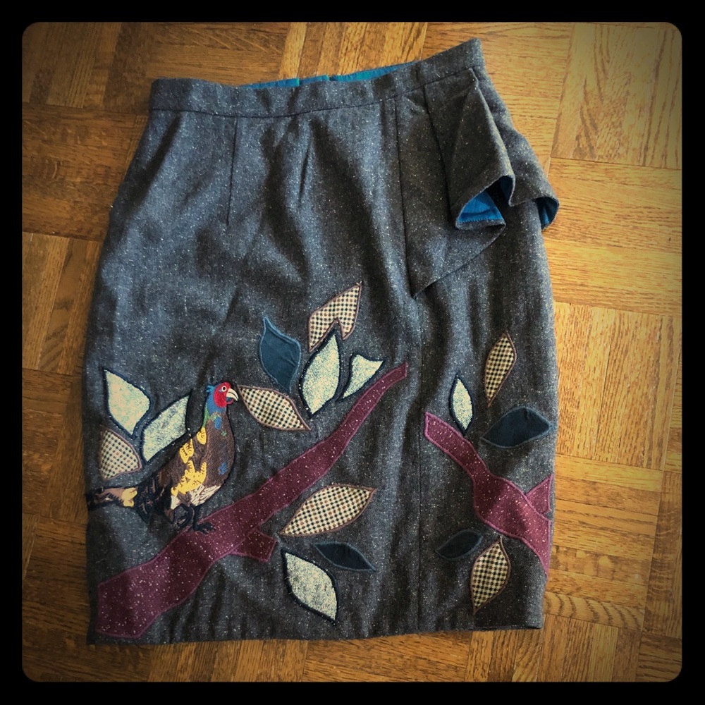 Wool skirt-fully lined